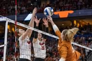 Nebraska Volleyball player wearing No.15 (Image via: Getty)